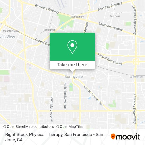 Mapa de Right Stack Physical Therapy