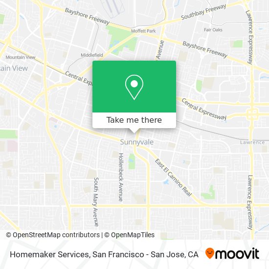 Homemaker Services map