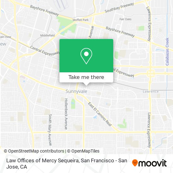 Mapa de Law Offices of Mercy Sequeira