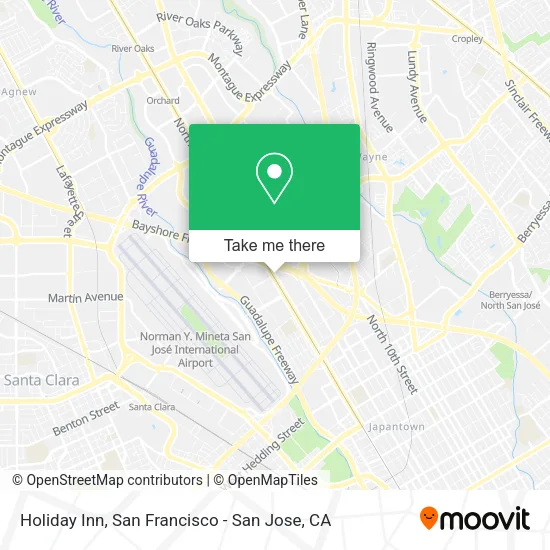 Mapa de Holiday Inn