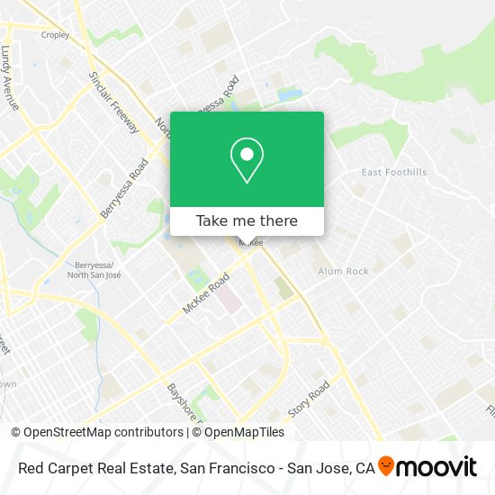 Red Carpet Real Estate map