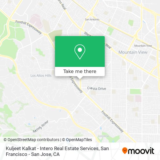 Mapa de Kuljeet Kalkat - Intero Real Estate Services