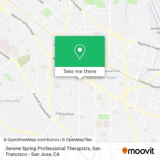 Mapa de Serene Spring Professional Therapists