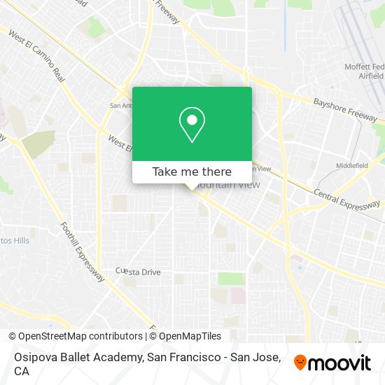 Osipova Ballet Academy map