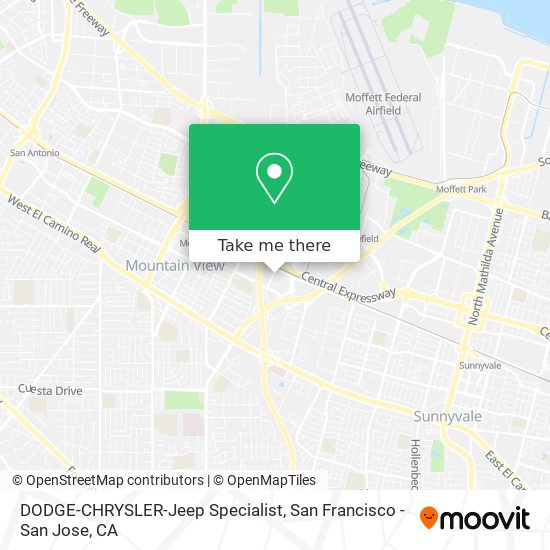 DODGE-CHRYSLER-Jeep Specialist map