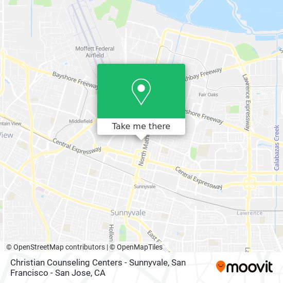 Mapa de Christian Counseling Centers - Sunnyvale