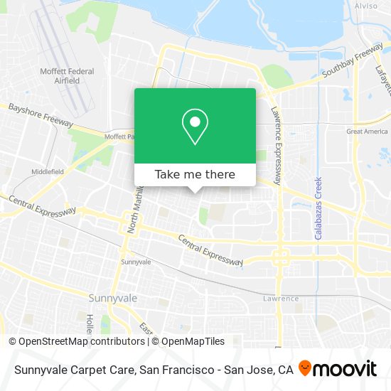 Sunnyvale Carpet Care map