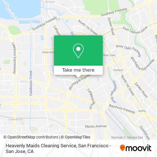 Heavenly Maids Cleaning Service map