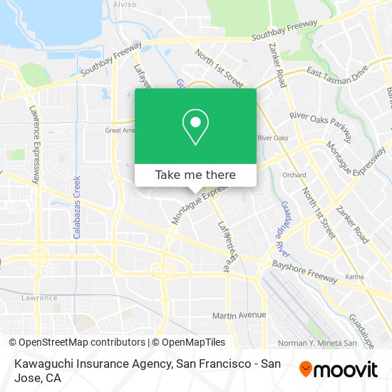 Kawaguchi Insurance Agency map