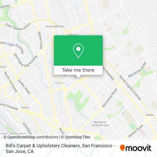 Mapa de Bill's Carpet & Upholstery Cleaners