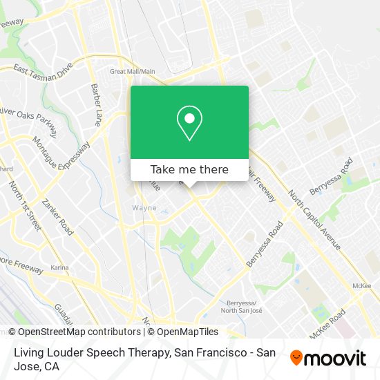 Mapa de Living Louder Speech Therapy