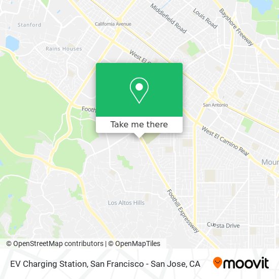 Mapa de EV Charging Station