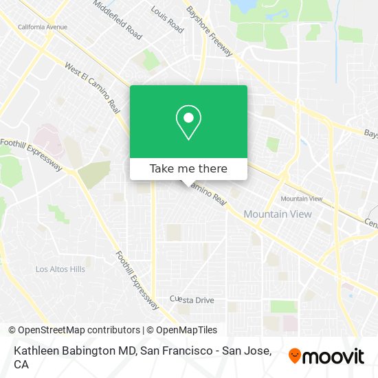 Kathleen Babington MD map