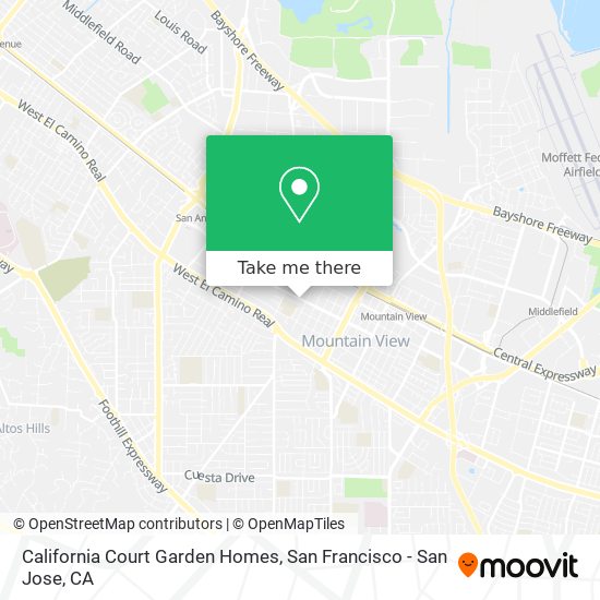 California Court Garden Homes map