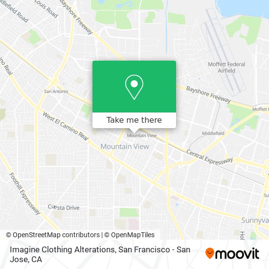 Imagine Clothing Alterations map