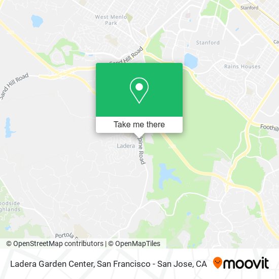 Ladera Garden Center map