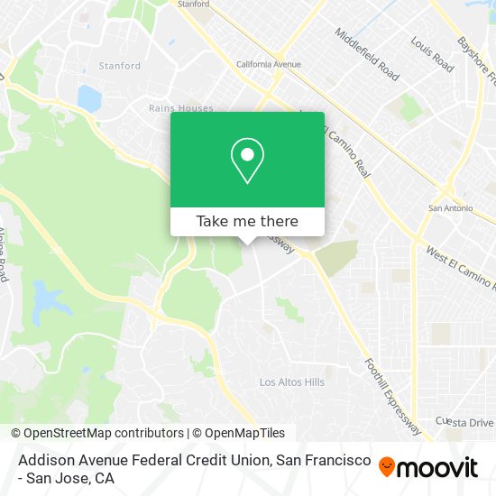 Mapa de Addison Avenue Federal Credit Union