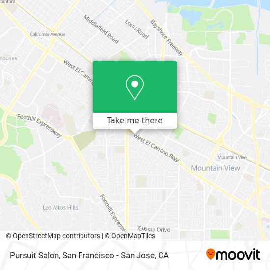 Pursuit Salon map