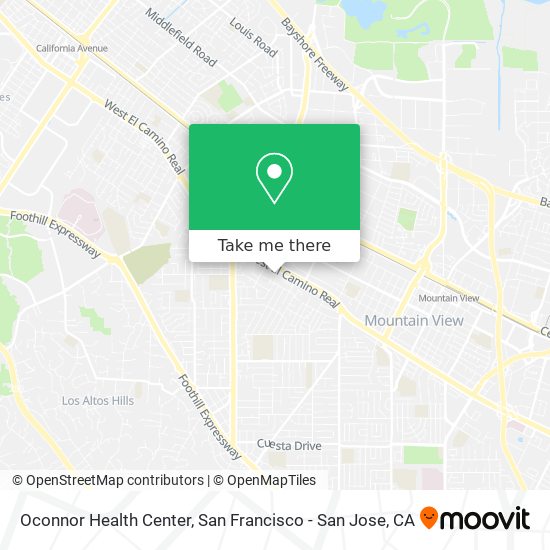 Oconnor Health Center map