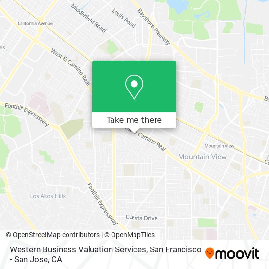 Western Business Valuation Services map