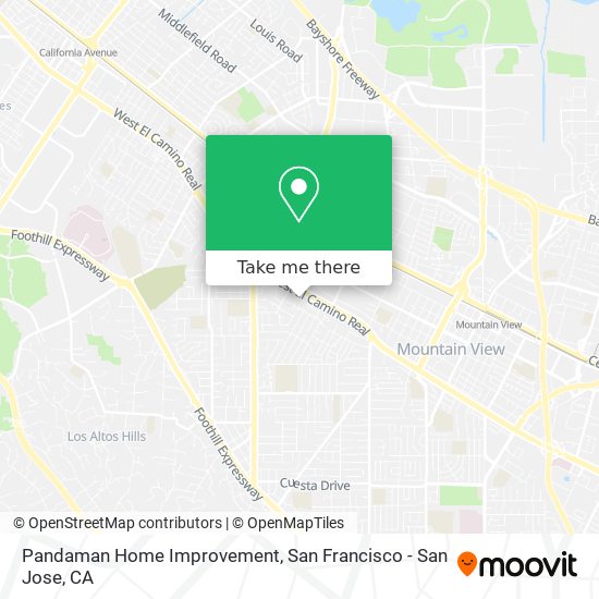 Pandaman Home Improvement map