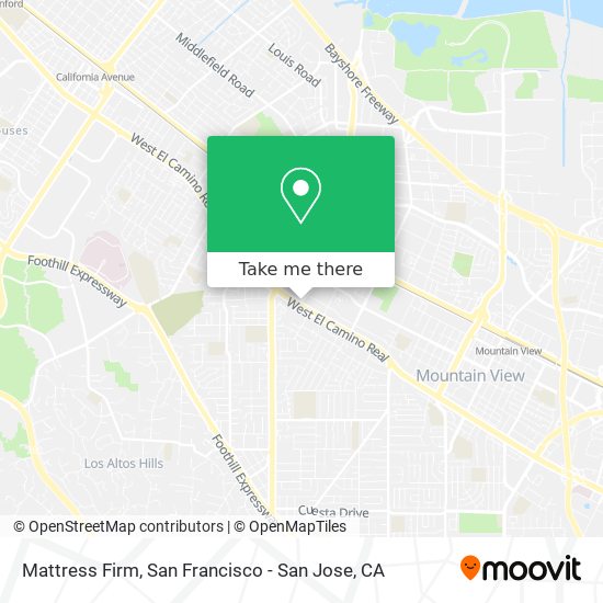 Mattress Firm map