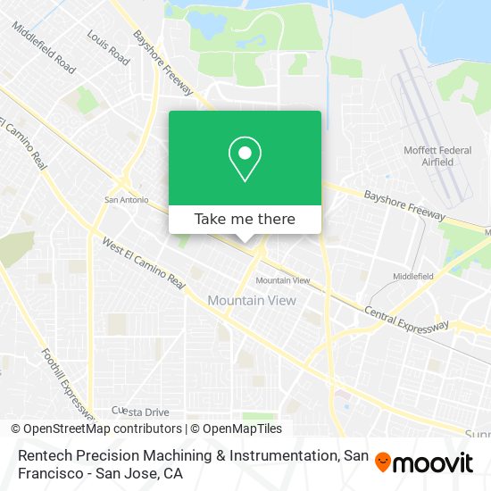 Mapa de Rentech Precision Machining & Instrumentation