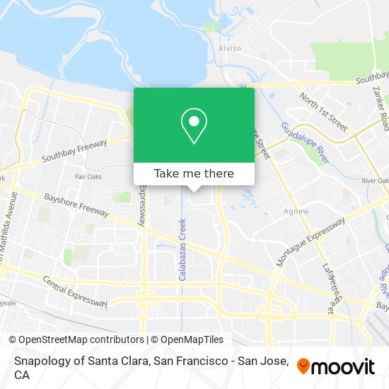 Snapology of Santa Clara map