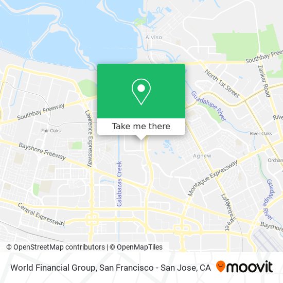 World Financial Group map