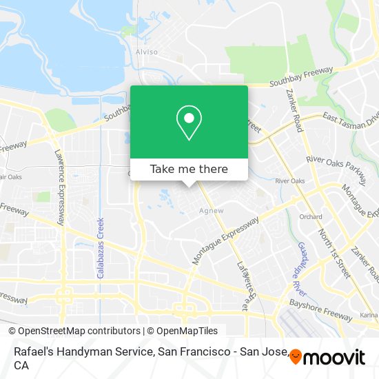 Rafael's Handyman Service map