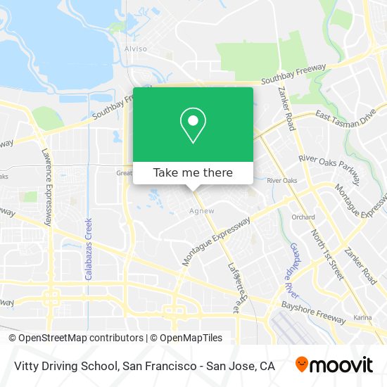 Vitty Driving School map