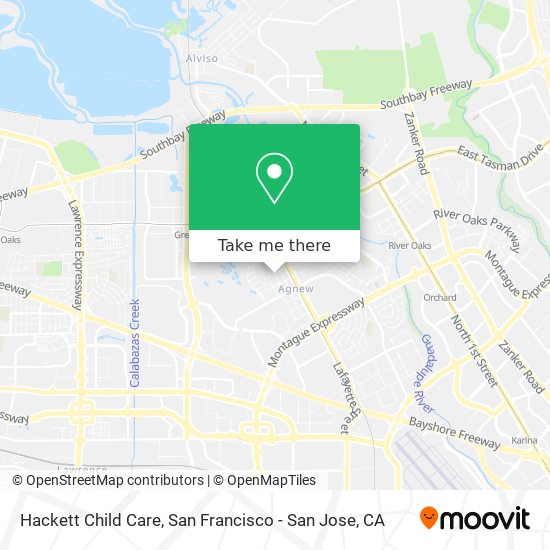 Hackett Child Care map