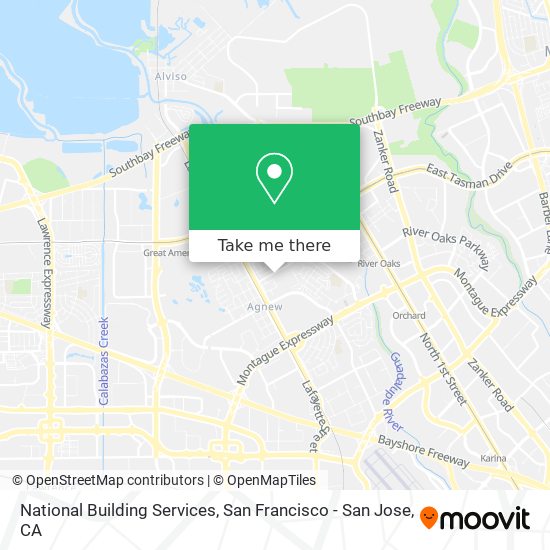 National Building Services map