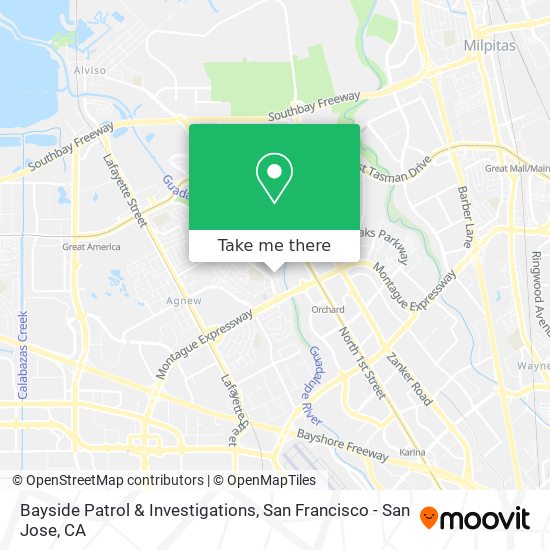 Bayside Patrol & Investigations map