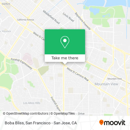 Boba Bliss map