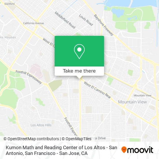 Mapa de Kumon Math and Reading Center of Los Altos - San Antonio