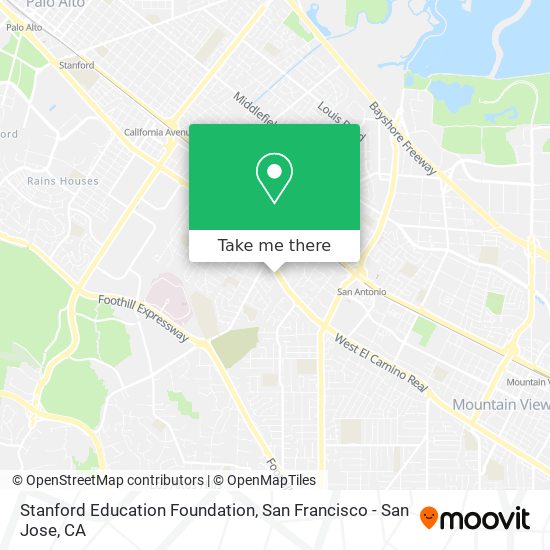 Mapa de Stanford Education Foundation