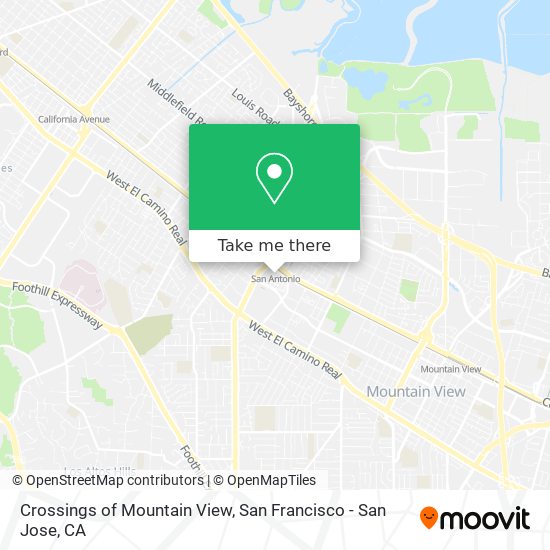 Mapa de Crossings of Mountain View