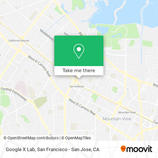 Google X Lab map