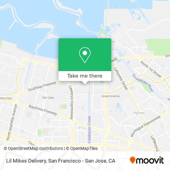 Lil Mikes Delivery map