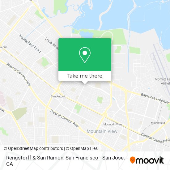 Rengstorff & San Ramon map