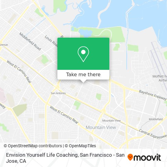 Mapa de Envision Yourself Life Coaching