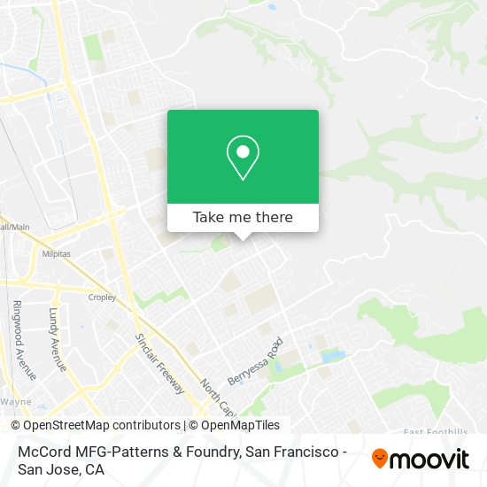 McCord MFG-Patterns & Foundry map