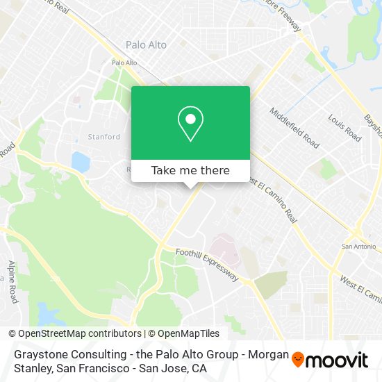 Graystone Consulting - the Palo Alto Group - Morgan Stanley map