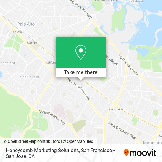 Honeycomb Marketing Solutions map