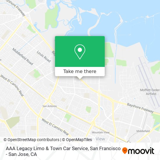 AAA Legacy Limo & Town Car Service map