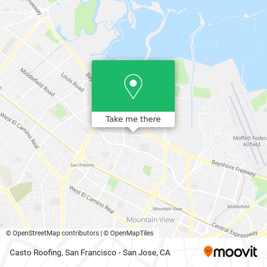 Mapa de Casto Roofing