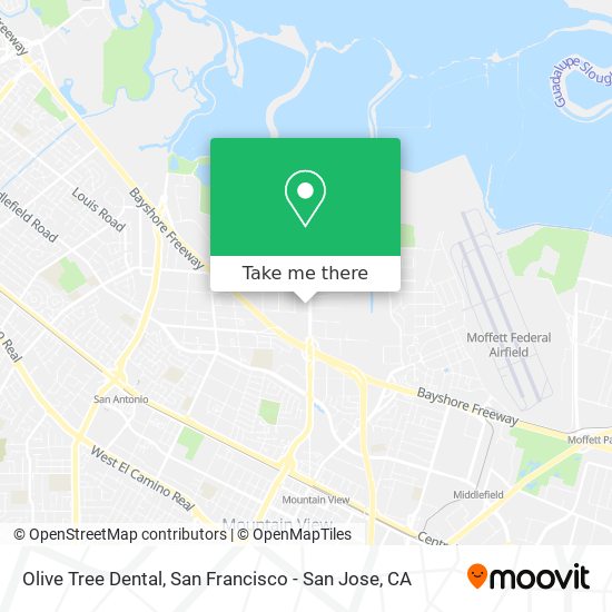 Olive Tree Dental map