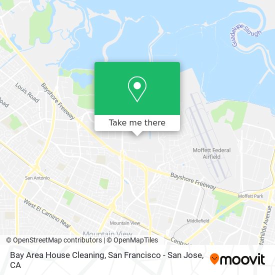 Mapa de Bay Area House Cleaning