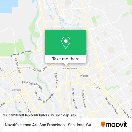 Nazuk's Henna Art map